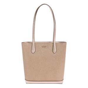 Kate Spade Tinsel Tote‎ Bag in Metallic Saffiano Rose Gold